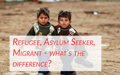 Discussing the difference between refugees, migrants & asylum seekers